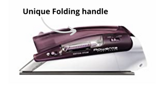 Folding travel iron
