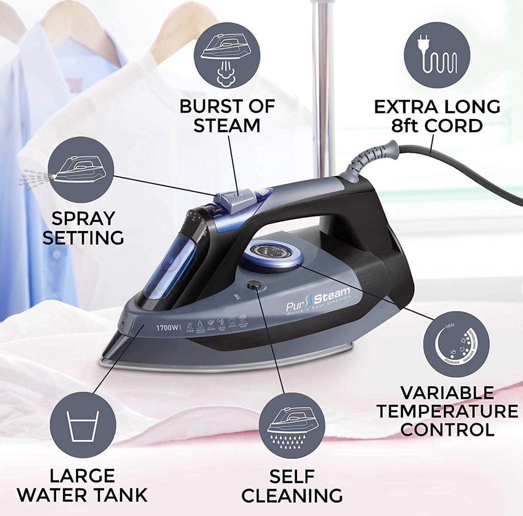 steam iron features
