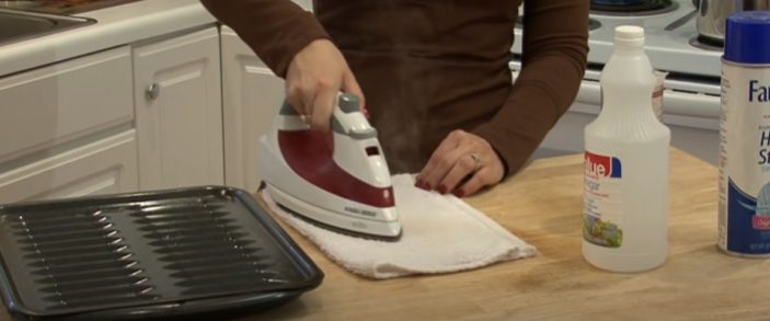 Material required to clean a steam iron