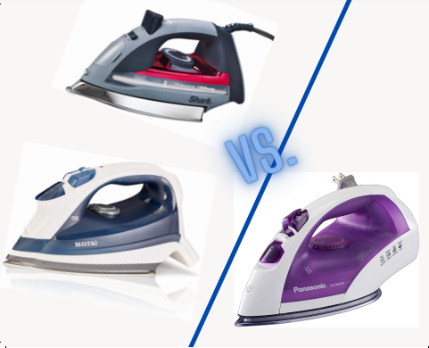 Professional grade and Maytag Vs. Panasonic steam iron