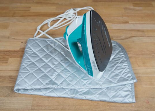 Ironing on floor