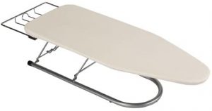 small steel table top ironing board