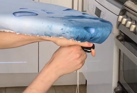 ironing board cover fixing