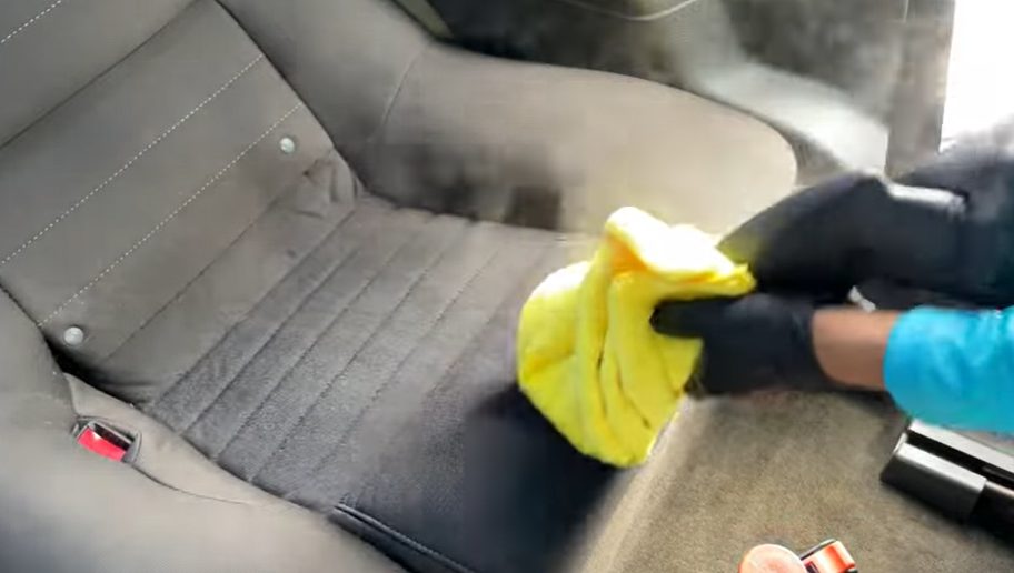 steam cleaning car seats